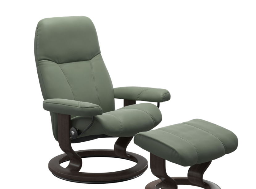 Кресло-реклайнер  с пуфом STRESSLESS CONSUL(L) CLASSIC