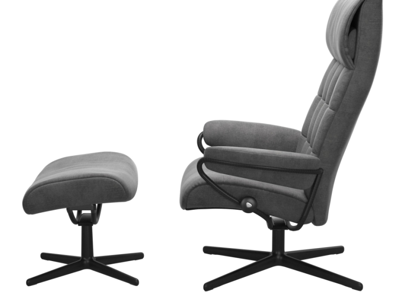 Кресло-реклайнер с пуфом Stressless® London High Back