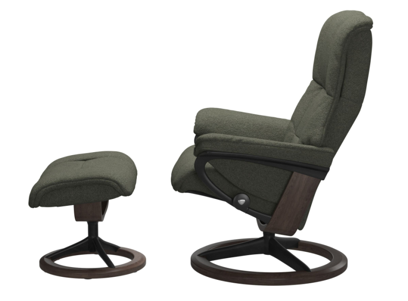 Кресло-реклайнер с пуфом Stressless Mayfair(M) Signature