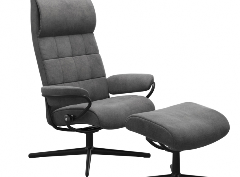 Кресло-реклайнер с пуфом Stressless® London High Back