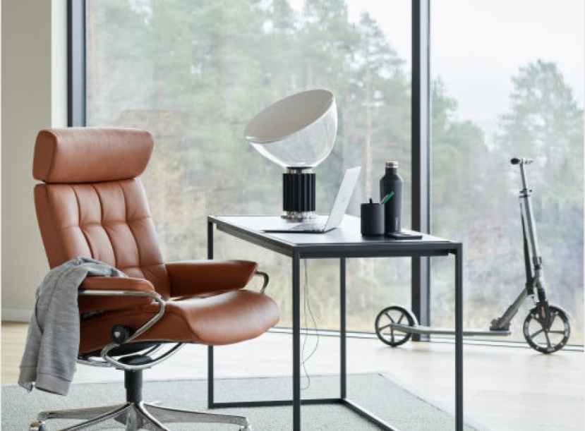 Кресло офисное Stressless London Home Office Adjustable Headrest