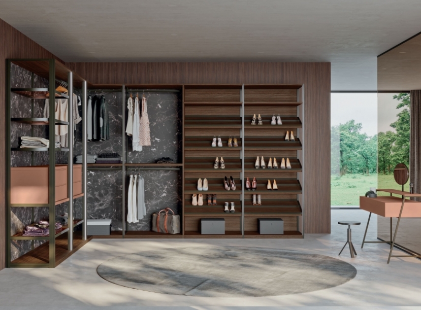 Гардеробная ORME Skeletro walk-in closet