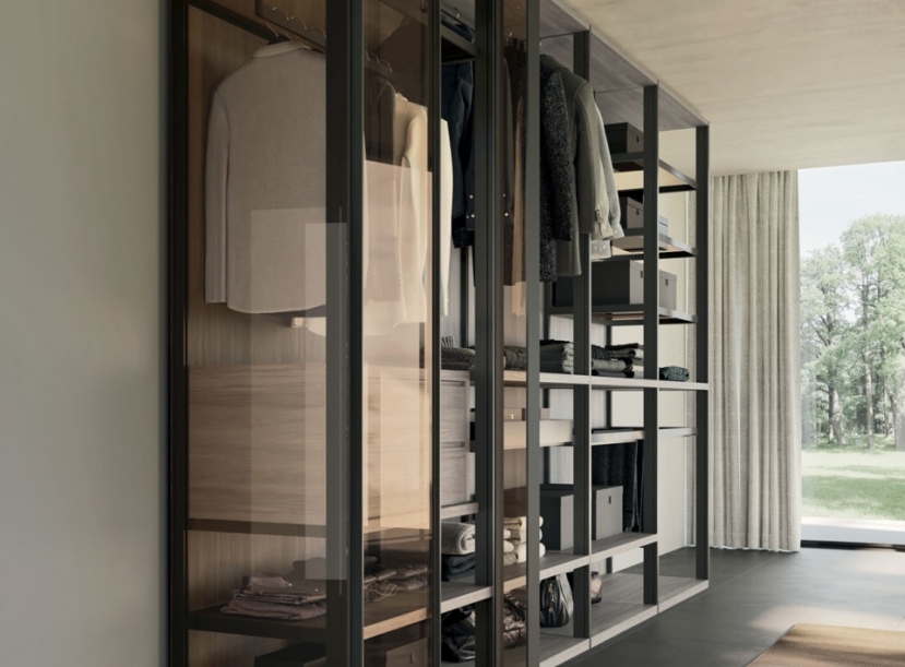 Гардеробная ORME Skeletro walk-in closet