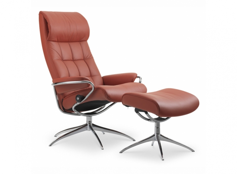 Кресло-реклайнер с пуфом  Stressless® London High Back