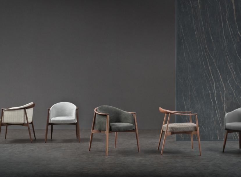Стул FLOU NATEVO  TEKTON ARMCHAIR