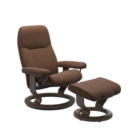 Кресло -реклайнер с пуфом Stressless Consul (M) Classic