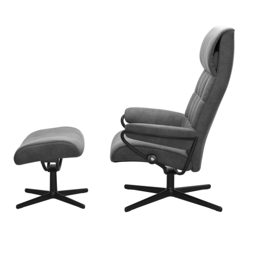 Кресло-реклайнер с пуфом Stressless® London High Back