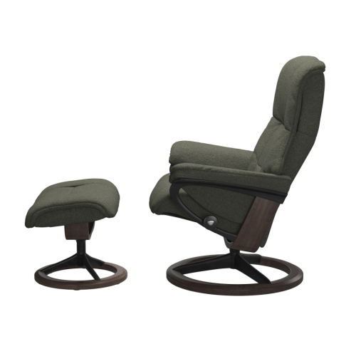 Кресло-реклайнер с пуфом Stressless Mayfair(M) Signature