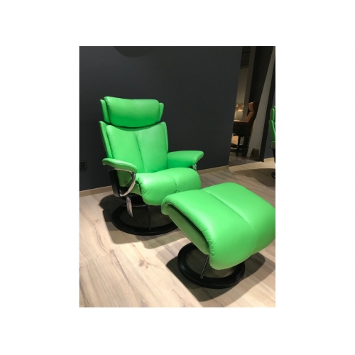 Кресло-реклайнер с пуфом Stressless Magic (S)