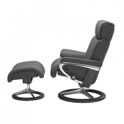 Кресло-реклайнер с пуфом  Stressless MAGIC (M) Signature