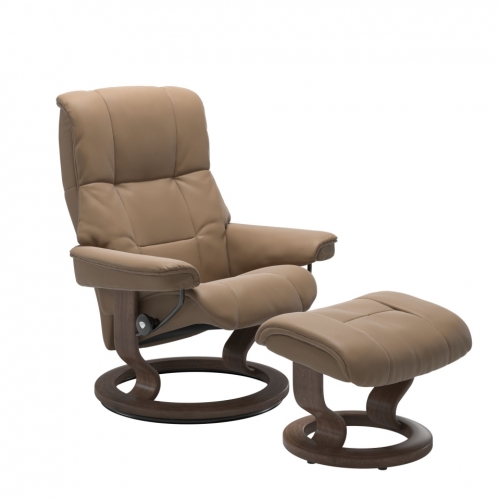 Кресло-реклайнер с пуфом Stressless Mayfair (M) CLASSIC
