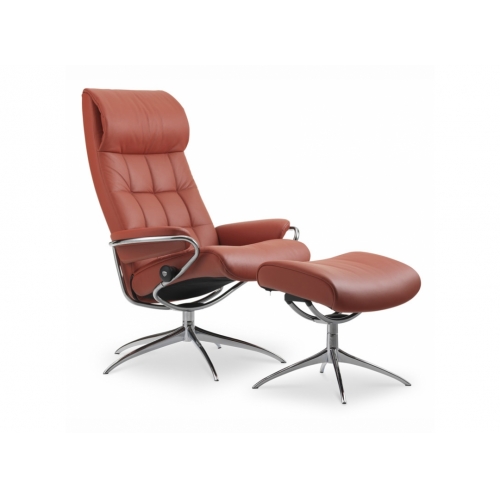 Кресло-реклайнер с пуфом  Stressless® London High Back