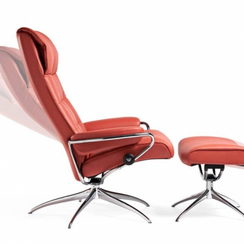 Кресло-реклайнер с пуфом  Stressless® London High Back
