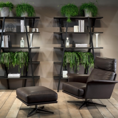 Кресло с пуфом VERZELLONI NILSON LOUNGE