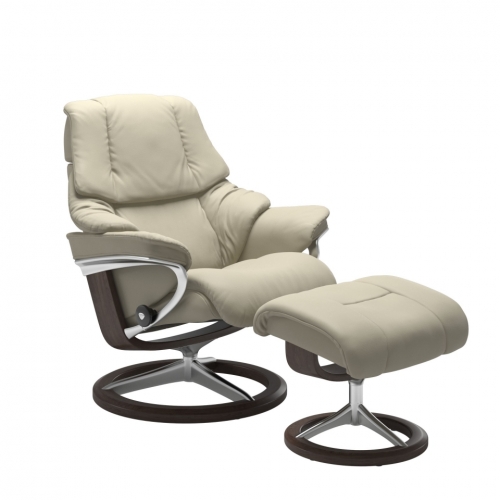 Кресло-реклайнер с пуфом STRESSLESS RENO